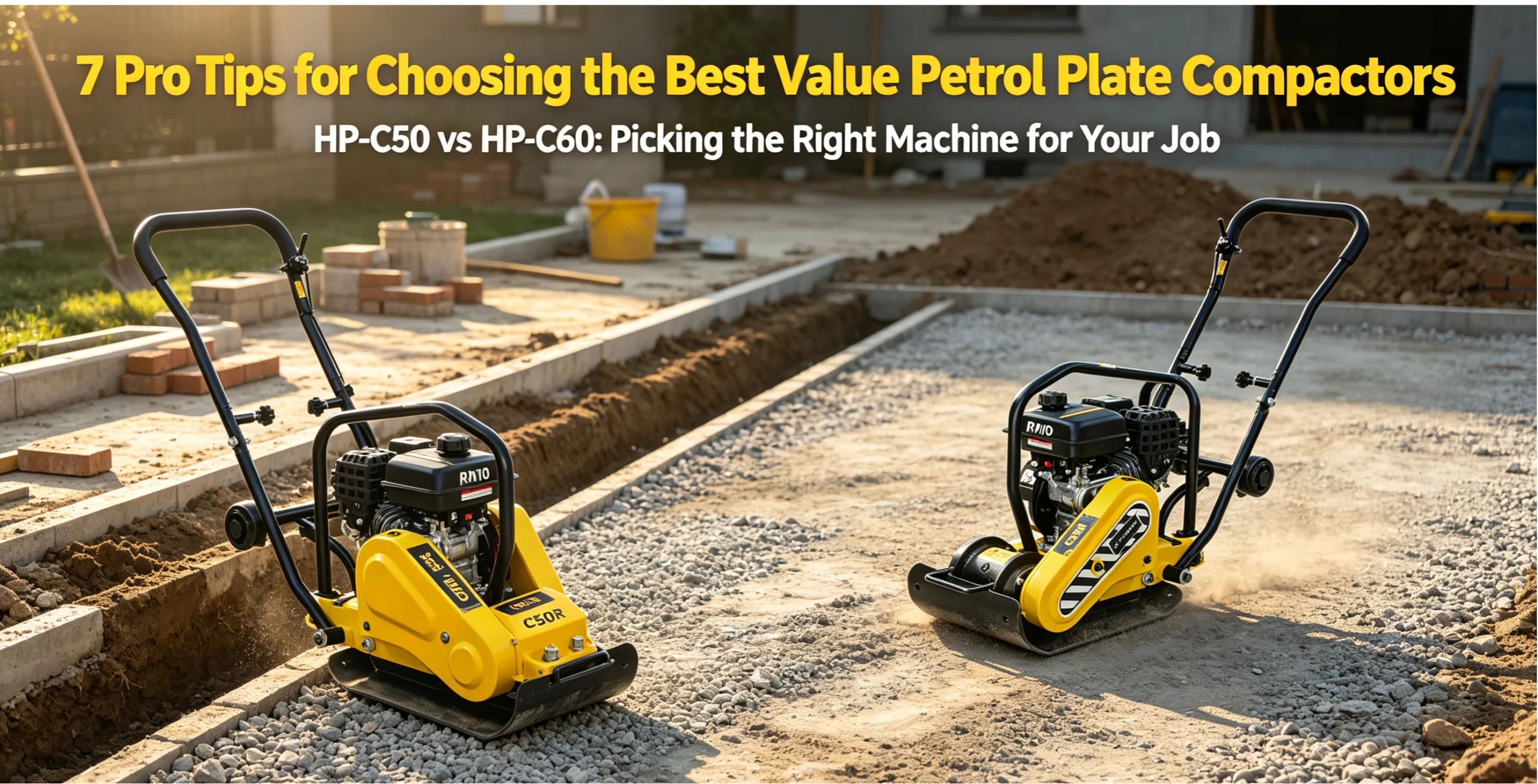 7 Pro Tips for Choosing the Best Value Petrol Plate Compactors
